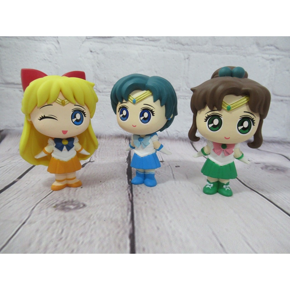 Funko Sailor Moon Mystery Mini Sailor Venus Mercury Jupiter figure lot 3 figures
